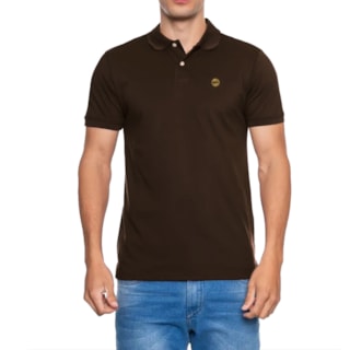 Polo HD Piquet H0243 Marrom