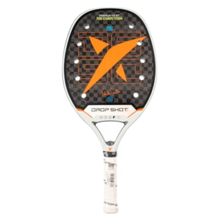 Raquete de Beach Tennis Drop Shot Premium 4.0 BT Thales Branco