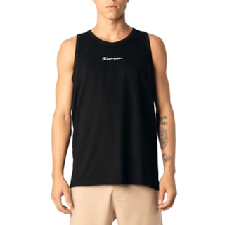 Regata Champion Mini Script Bordado Black