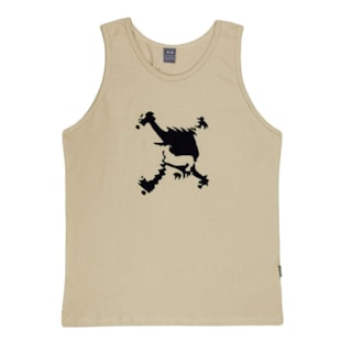 Regata Oakley Heritage Skull Tank Wood Grey