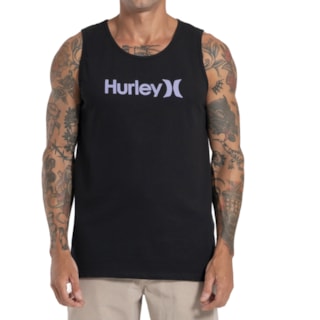 Regata Plus Size Hurley OeO Solid Preta