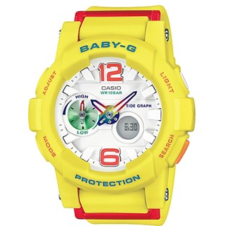 Relógio Casio Baby G G-Lide Amarelo/Vermelho