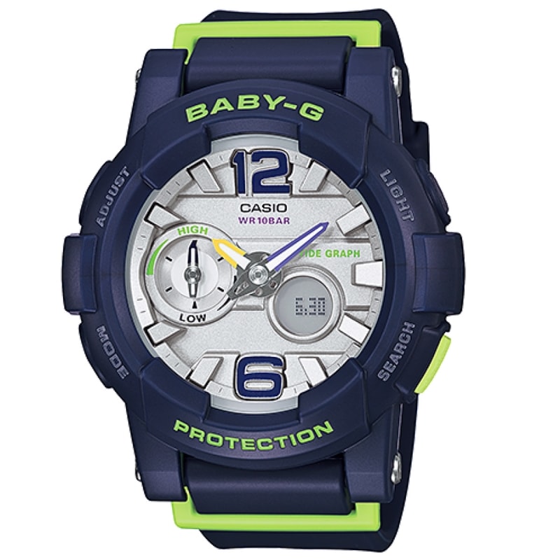 Relógio Casio Baby G G-Lide Azul/Verde