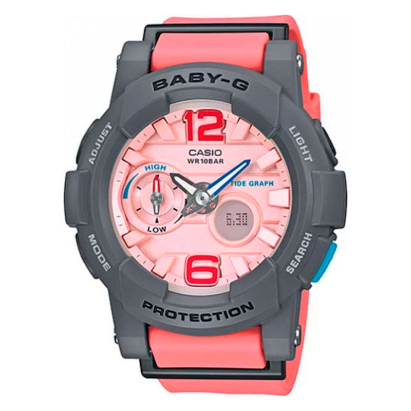 Relógio Casio Baby G G-Lide Cinza/Rosa