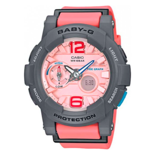 Relógio Casio Baby G G-Lide Cinza/Rosa