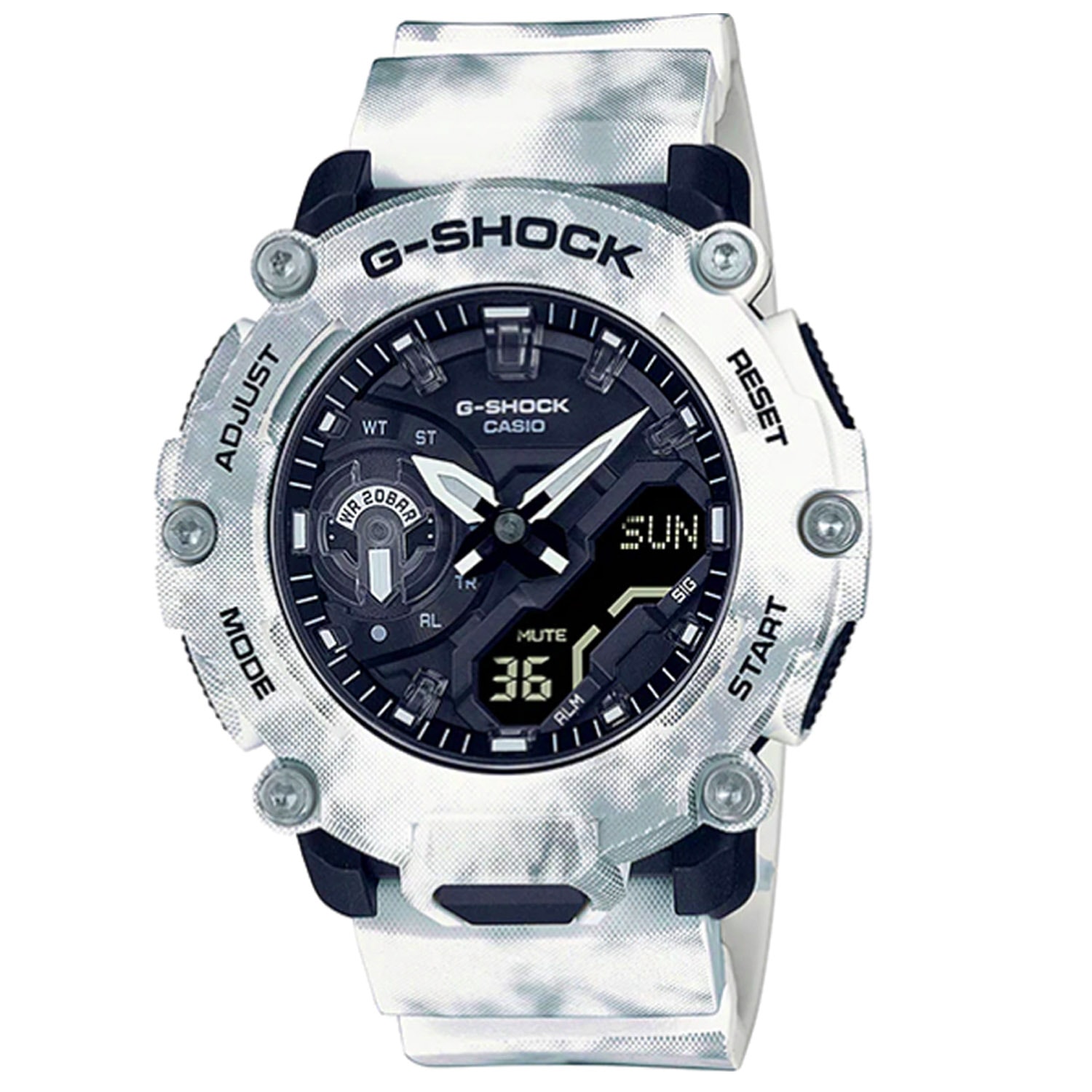 G-SHOCK チェルシー Relógio Casio G-SHOCK Frozen Forest GA-2200GC-7ADR os melhores