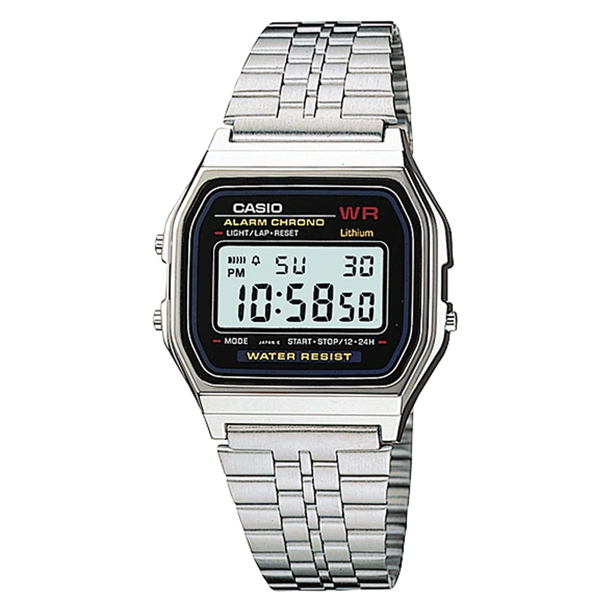 Relógio Casio Vintage A158WA-1DF - Back Wash