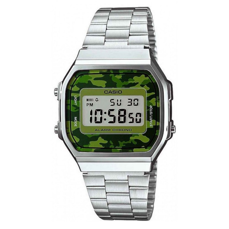 Relógio Casio Vintage A168WEC-3DF Prata