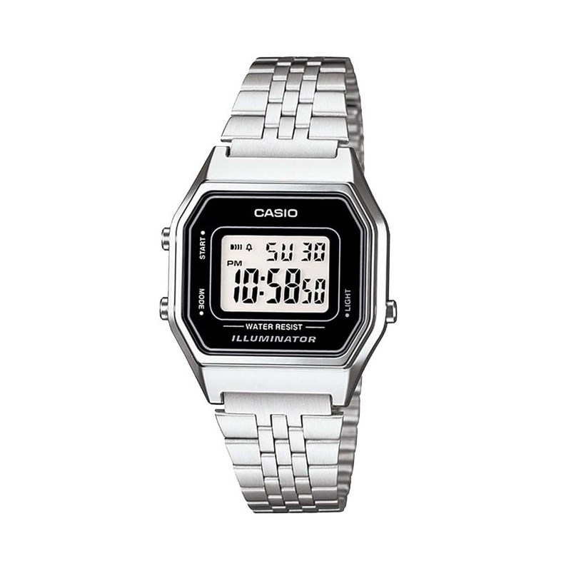 casio feminino vintage prata