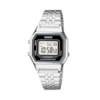 Relógio Casio Vintage Prata/Preto LA680WA-1DF