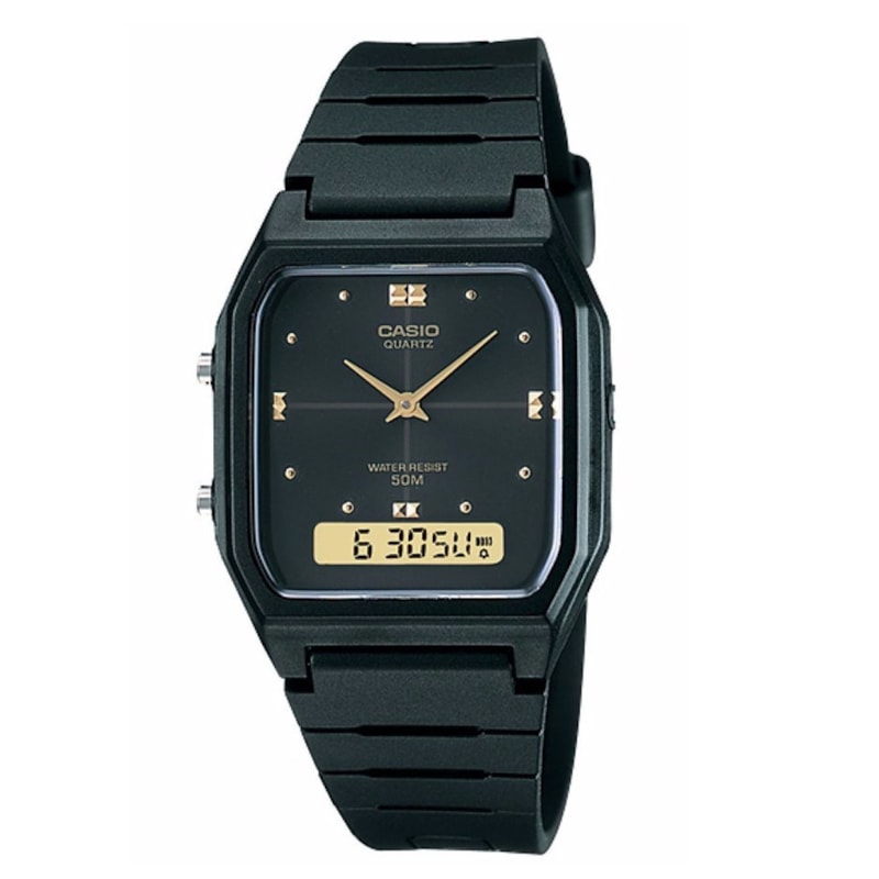 Relógio Casio Vintage Preto AW-48HE-1AVDF