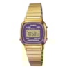 Relógio Casio Vintage Preto/Roxo LA670WGA-6DF