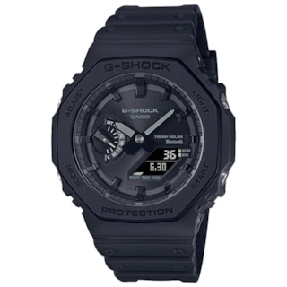 Relógio G-Shock Carbon Core Guard GA-B2100-1A1DR Bluetooth e Tough Solar