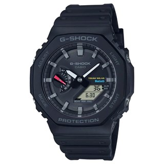 Relógio G-Shock Carbon Core Guard GA-B2100-1ADR Bluetooth e Tough Solar