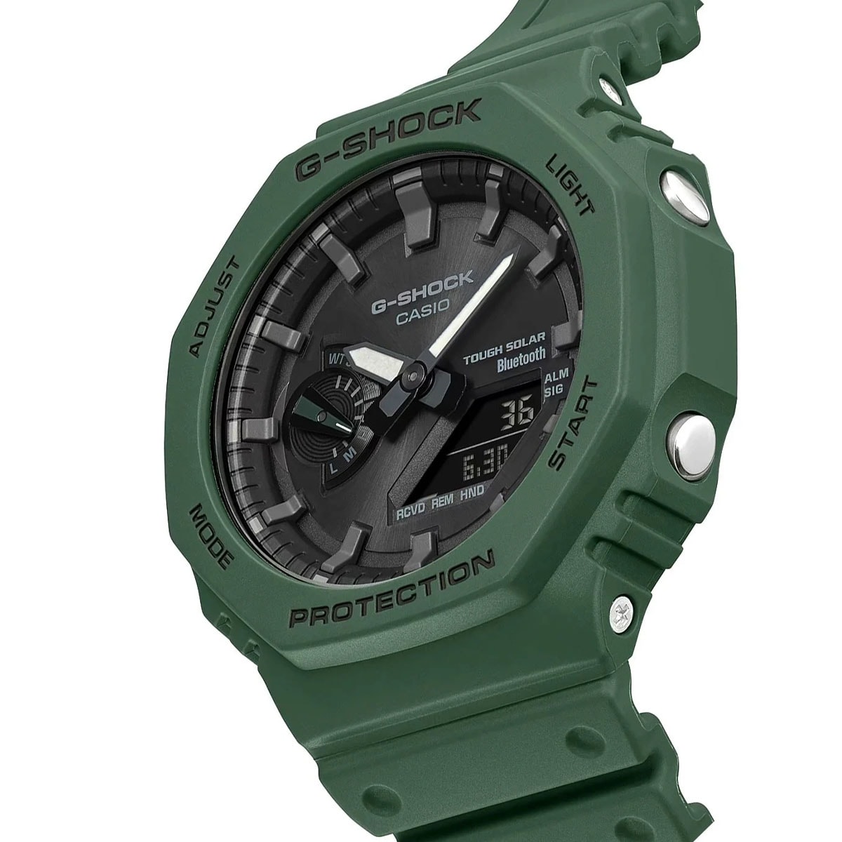 Relógio G-Shock Carbon Core Guard GA-B2100-3ADR Bluetooth e Tough