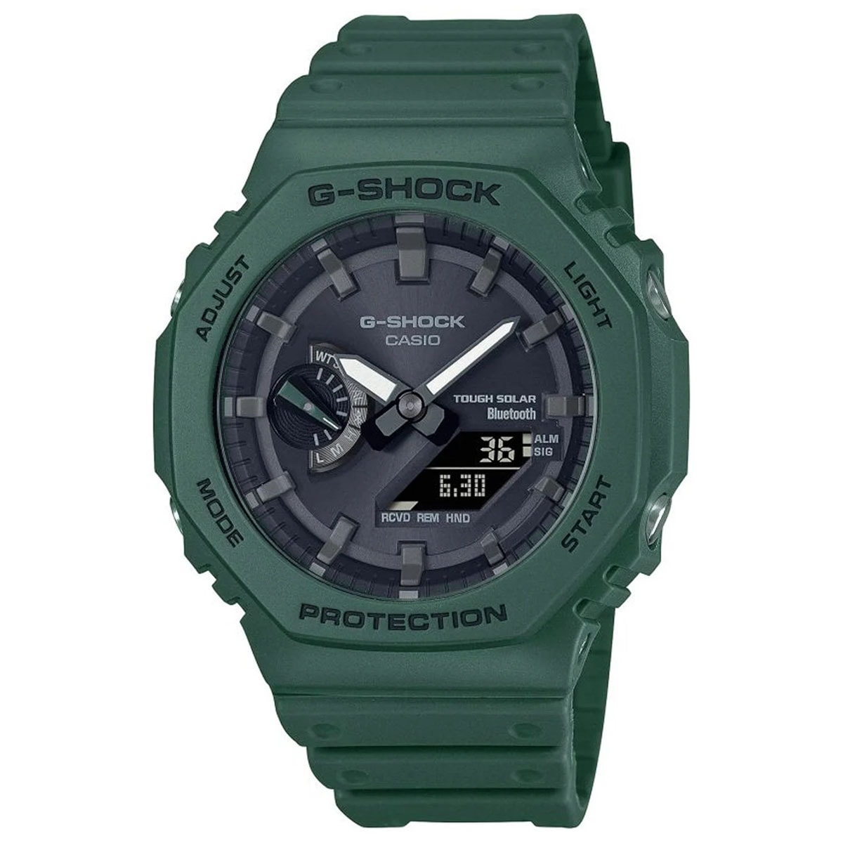 Relógio G-Shock Carbon Core Guard GA-B2100-3ADR Bluetooth e Tough