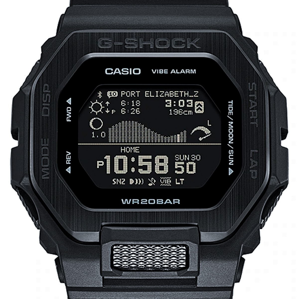 Relógio G-Shock G-Lide GBX-100NS-1 Night Surfing os melhores