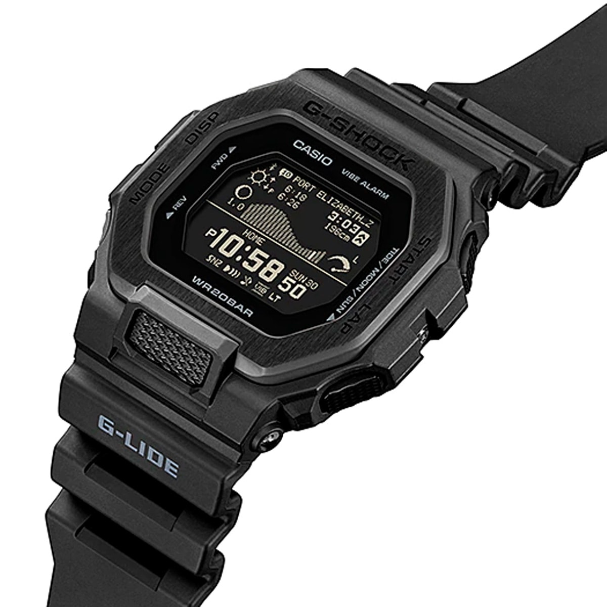 Relógio G-Shock G-Lide GBX-100NS-1 Night Surfing os melhores