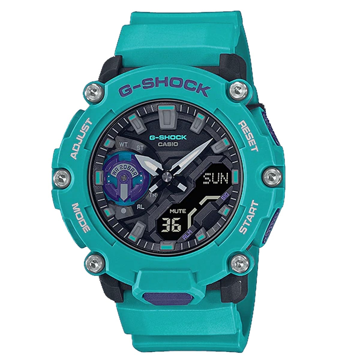 Relógio G-Shock GA-2200-2ADR Turquesa os melhores preços | Clique