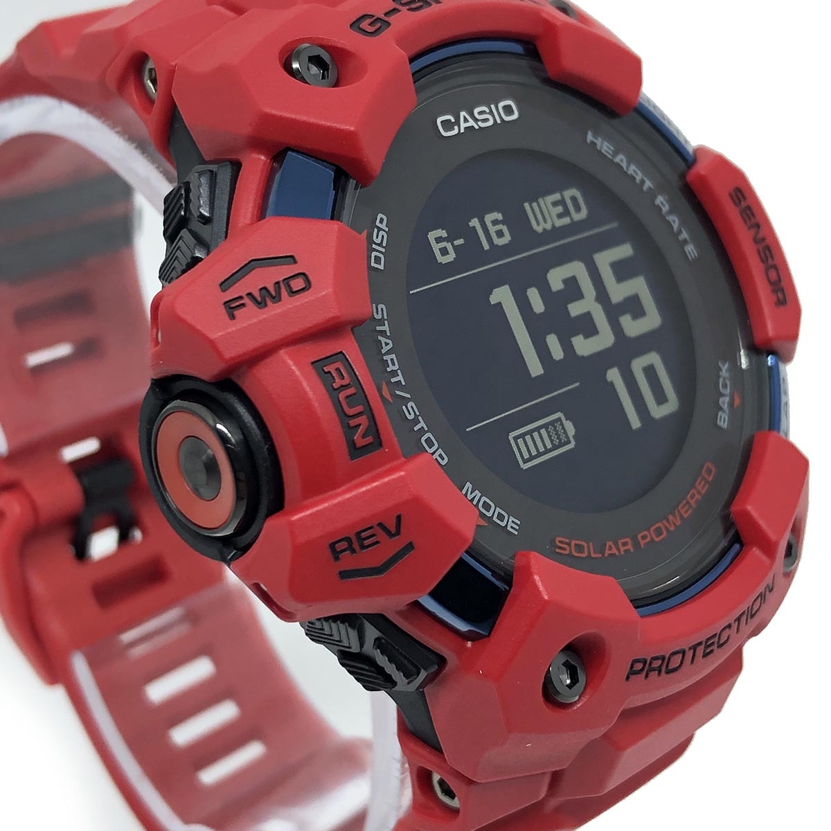 G-SHOCK GBD-H1000 レッド Relógio Casio G-shock Squard Gbd-h1000-4dr Moni Cardi E Gps