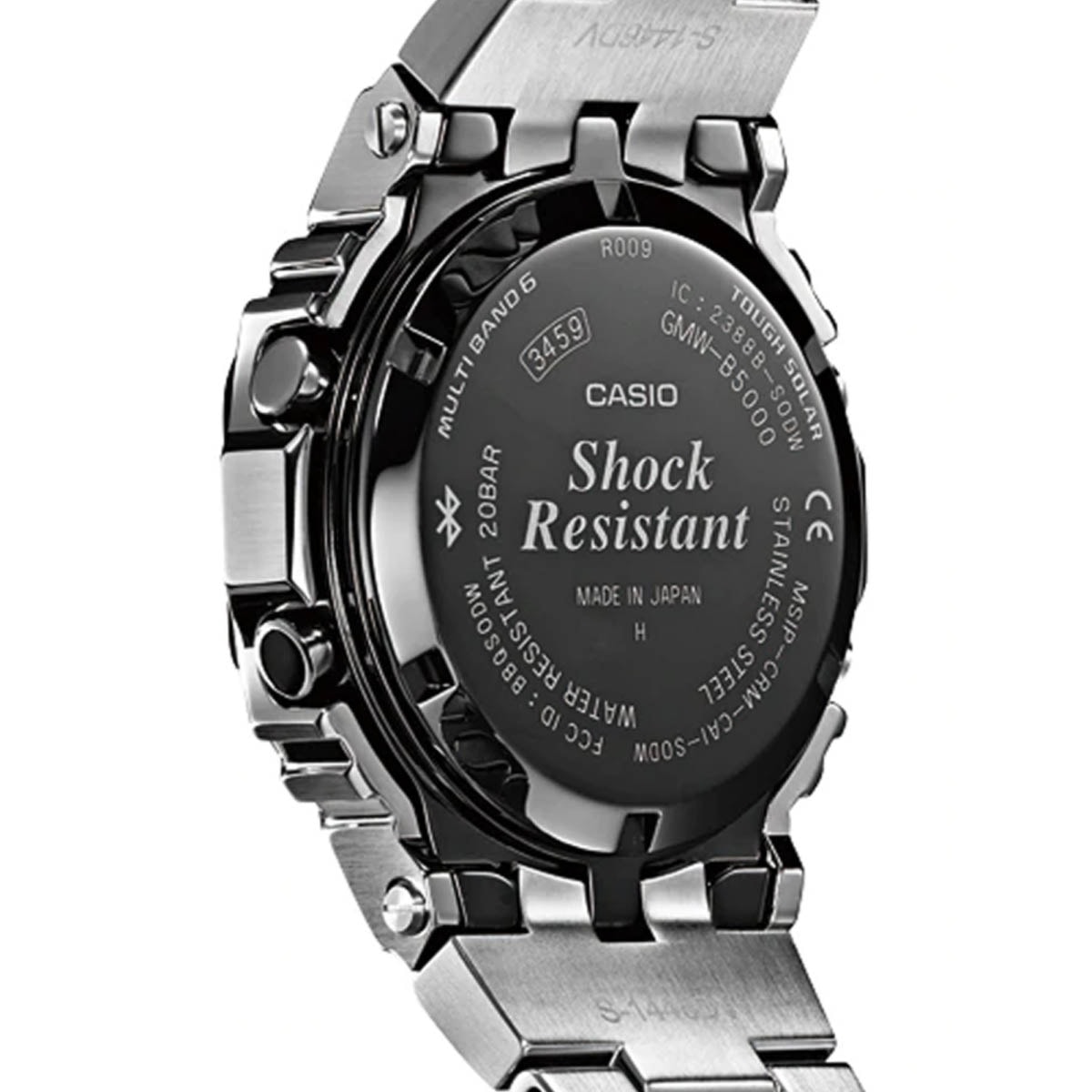 Relógio G-Shock GMW-B5000D-1DR Tough Solar e Bluetooth os melhores