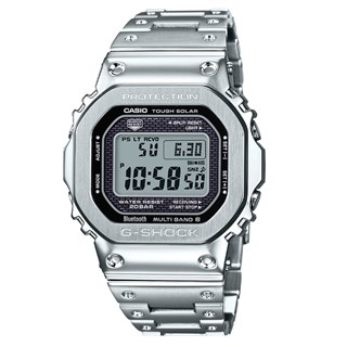 Relógio G-Shock GMW-B5000D-1DR Tough Solar e Bluetooth