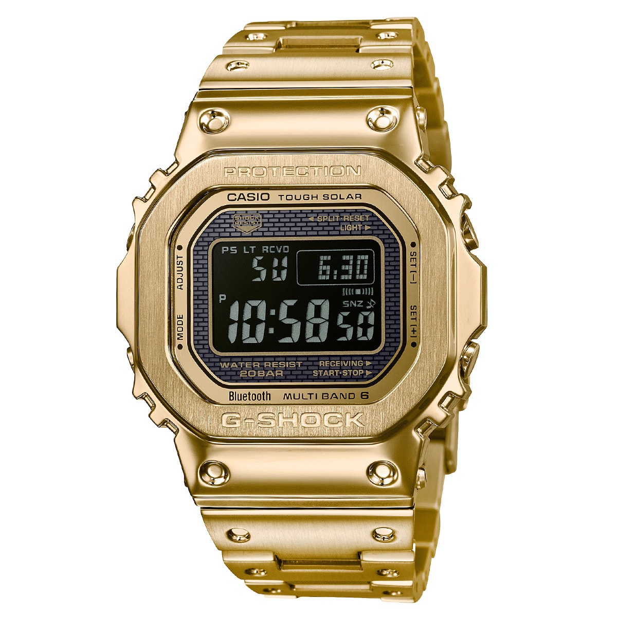Relógio G-Shock GMW-B5000GD-9DR Tough Solar e Bluetooth os