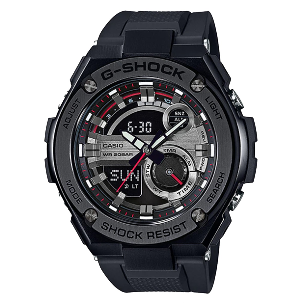 稼働 G-SHOCK 腕時計 GST-210B アナデジ ブラック 2845 Relógio G-Shock GST-210B-1ADR - Compre na Back Wash!