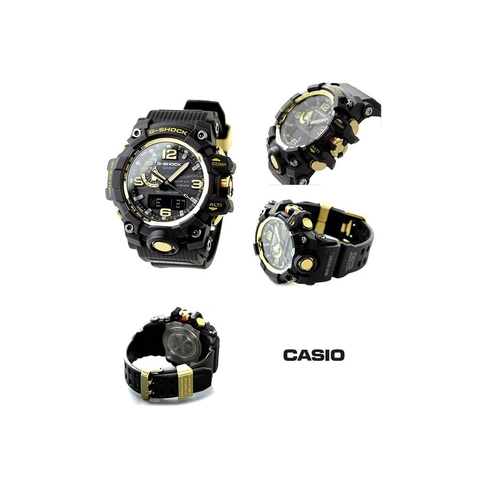g shock mudmaster black and gold