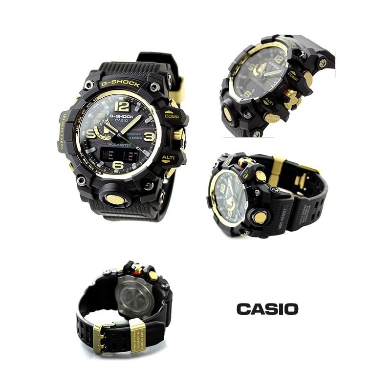 g shock mudmaster black and gold