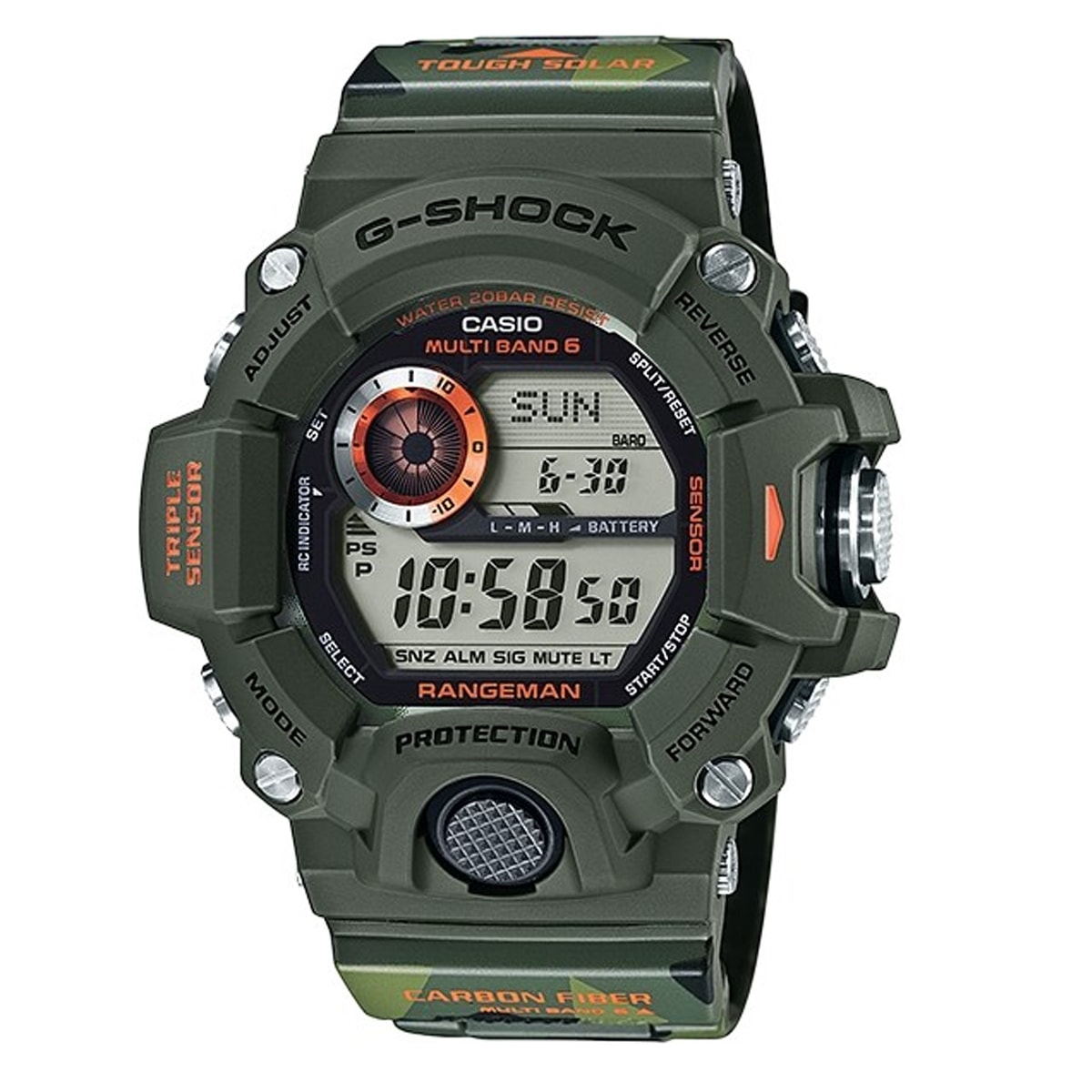 Relógio G-Shock Rangeman - Edição Limitada - Back Wash
