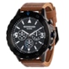 Relógio Quiksilver B-52 Chrono Leather Black Gold