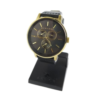 Relógio Rip Curl Detroit Multieye Gold Leather