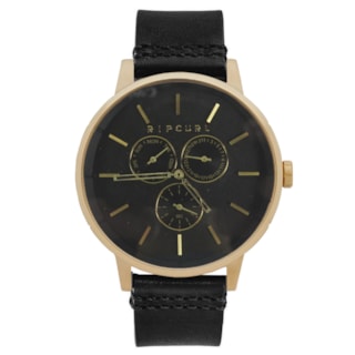 Relógio Rip Curl Detroit Multieye Gold Leather