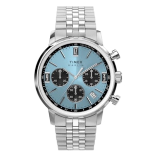 Relógio Timex Cronógrafo Taquímetro Marlin Prata