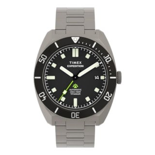 Relógio Timex Expedition Pioneer Titanium Automático Prata