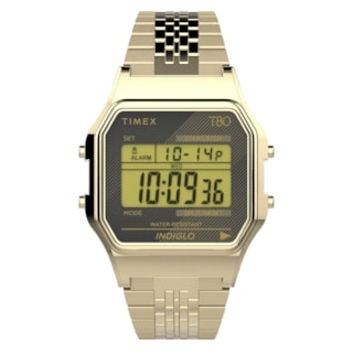 Relógio Timex Vintage T80 Dourado
