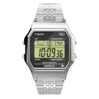 Relógio Timex Vintage T80 Prata