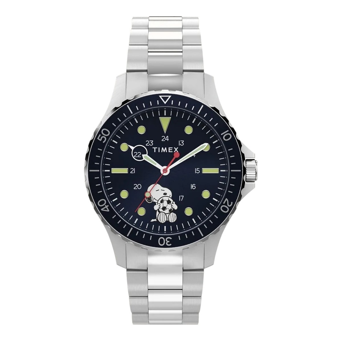 snoopy197944様 Relógio Timex X Peanuts Snoopy Diver Prata os melhores preços