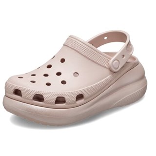 Sandália Crocs Classic Crush Shimmer Clog Pink Clay