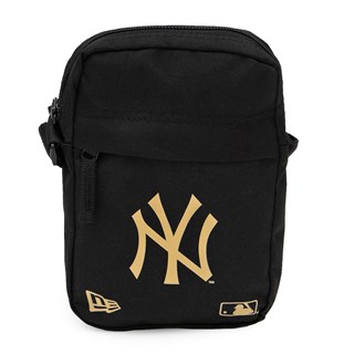 Shoulder Bag New Era NY Yankees Preta e Dourada