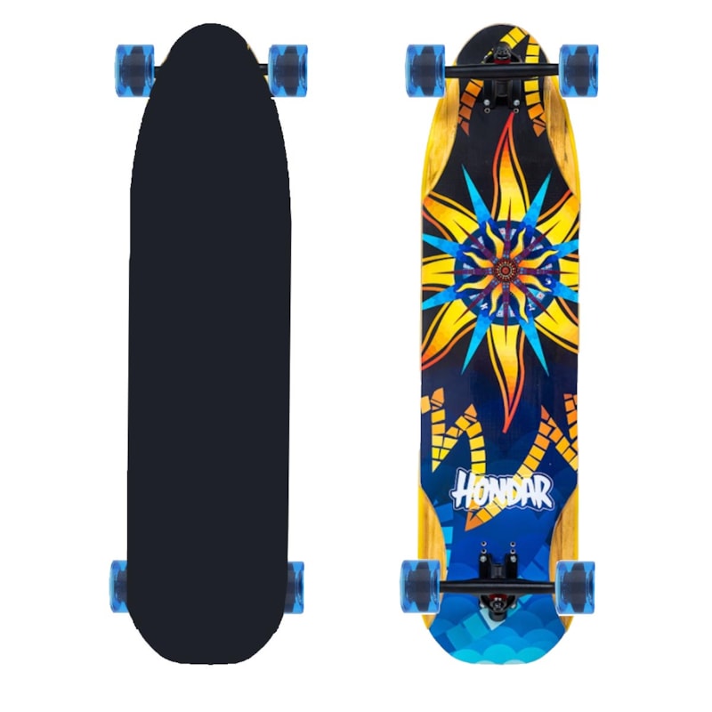 Skate Longboard Hondar Pro Model Tiago os melhores preços | Clique e ...