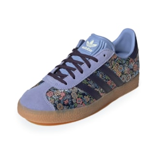 Tênis Adidas Gazelle x Liberty London Azul