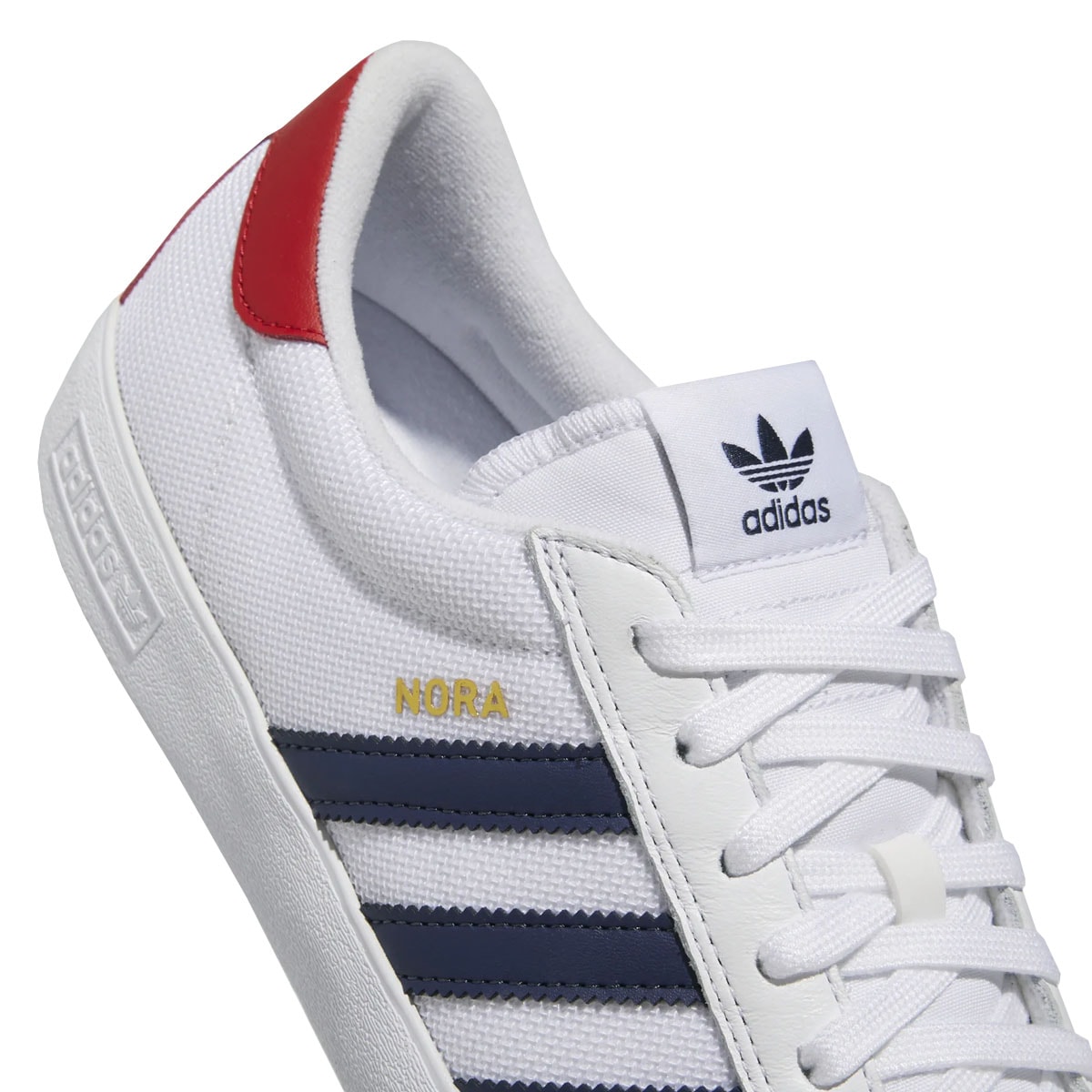 adidas grey with white stripes