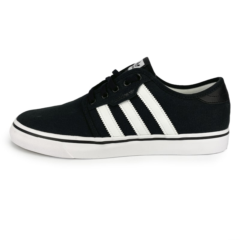 Tênis Adidas Seeley Preto e Branco os melhores preços Clique e