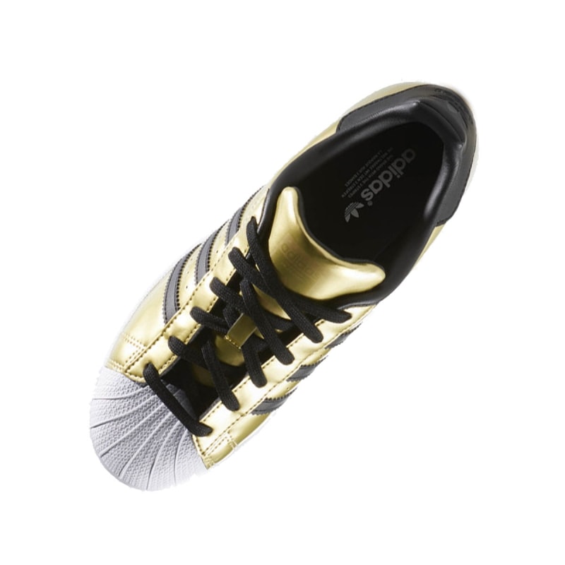 Tenis adidas store superstar feminino dourado