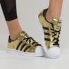 Tênis Adidas Superstar Feminino Dourado