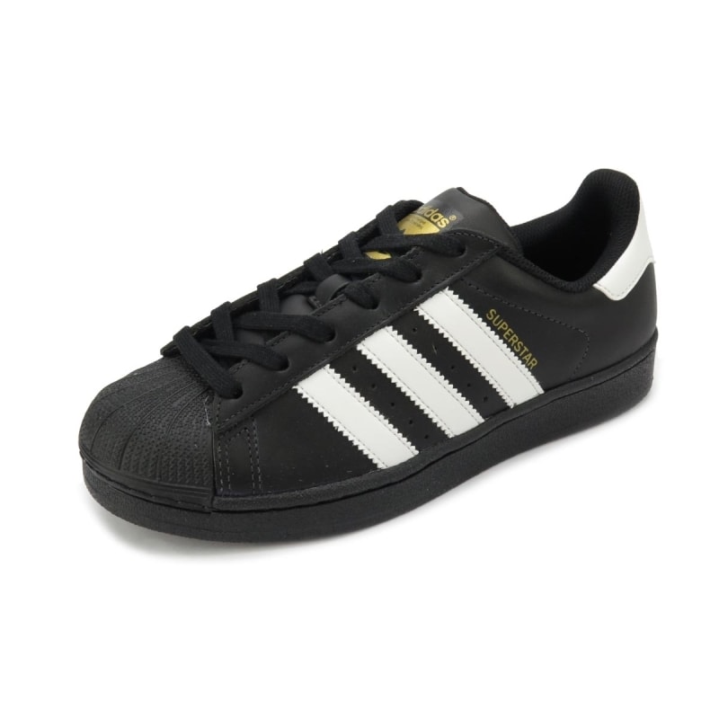 TÃªnis Adidas Superstar Foundation Black White - Back Wash