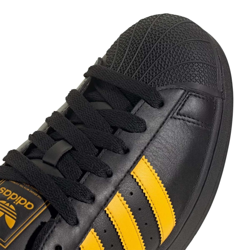 Tnis Adidas Superstar II Core Black Crew Yellow os melhores preos |  Clique e confira!