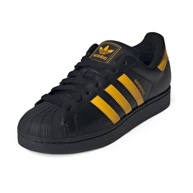 Tênis Adidas Superstar II Core Black Crew Yellow os melhores